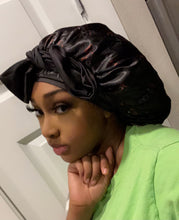 Load image into Gallery viewer, “Chefs Kiss” Tie Up Bonnet